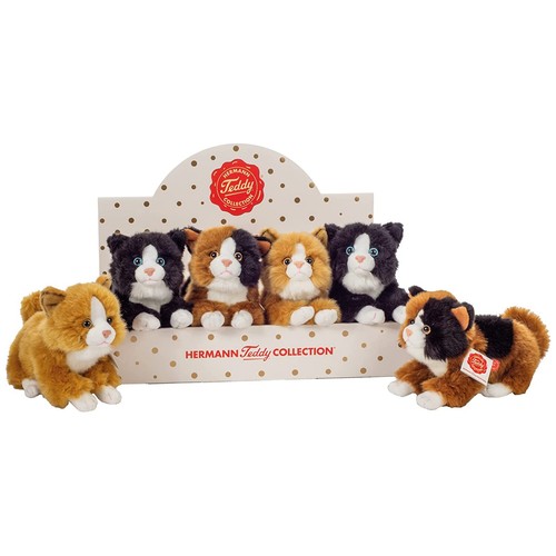 Teddy hermann katze sitzend - hermann,