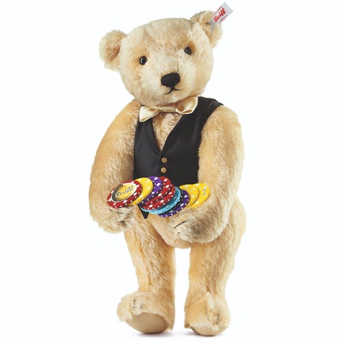 Steiff teddybär croupier - teddybär,
